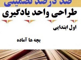 طراحی واحد یادگیری فارسی اول ابتدایی درس بچه ها آماده ❶ ۴۰۳-۱۴۰۲